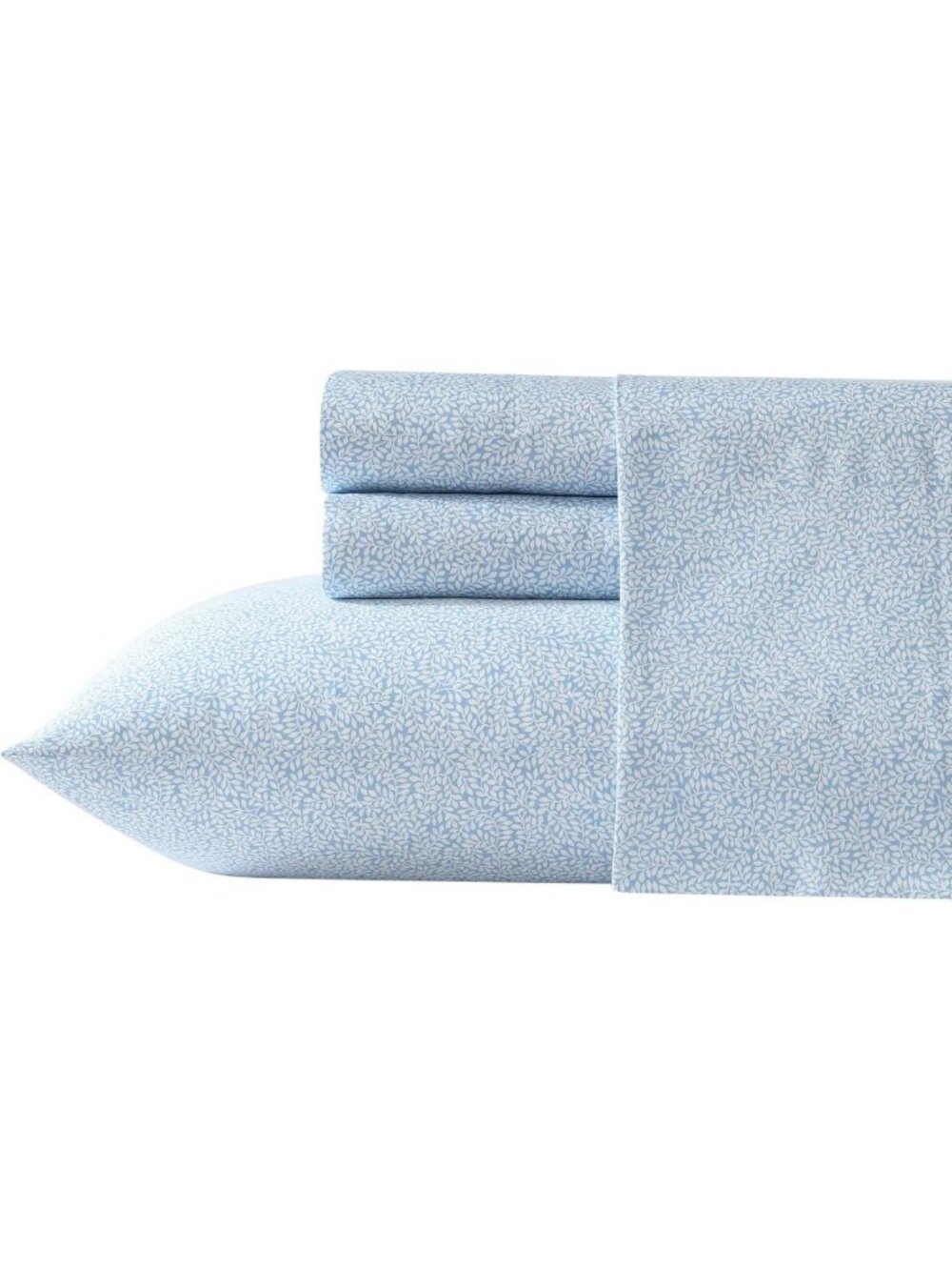 Queen Sheet Set - Fitted Sheet & Pillowcases, Soft Cotton Bedding, Cozy Home